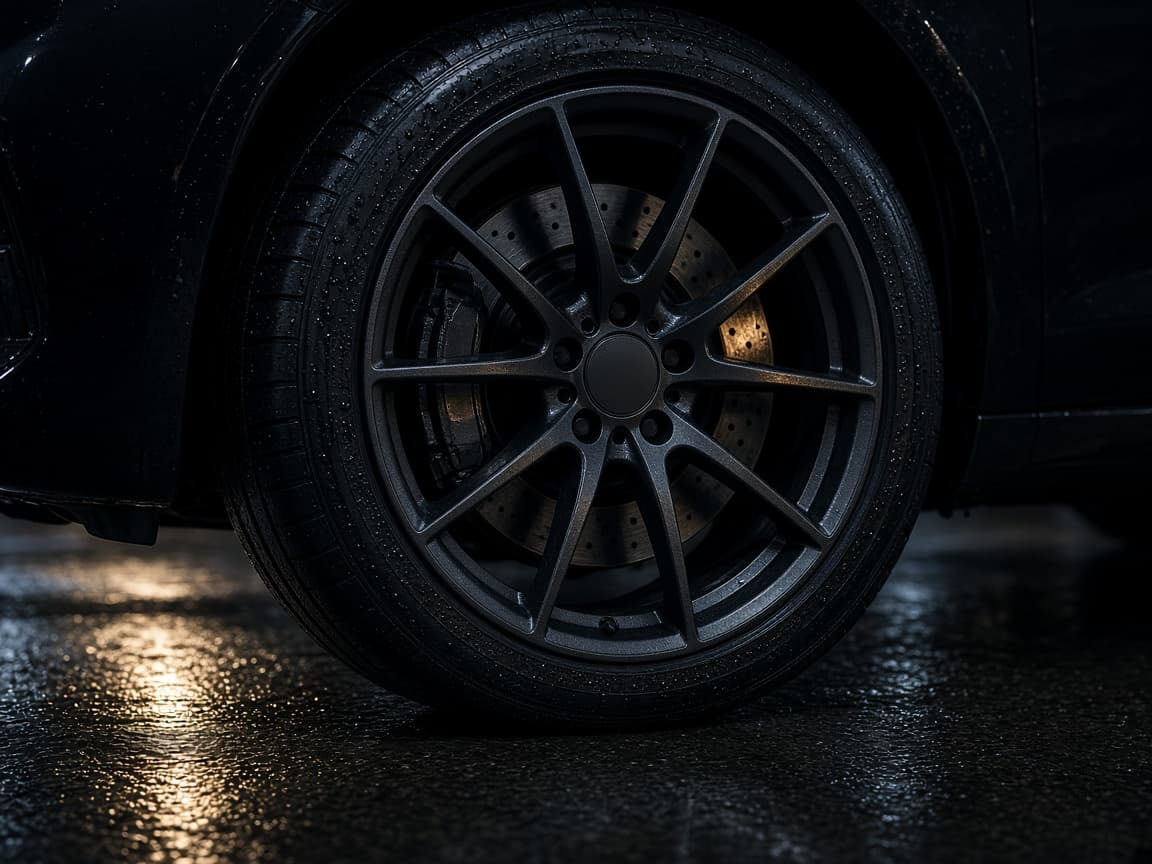 Demonstration artwork of a wheel